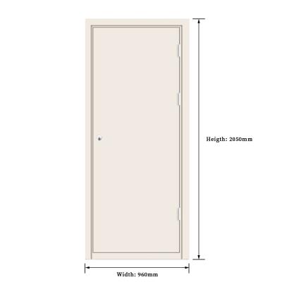 China Modern Design Luxury White Interior Commercial Fire Proof Doors Fire Proof Doors Office Wood Steel School For Home for sale