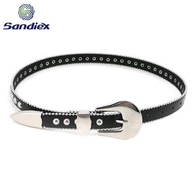 China Wholesale Leisure Women's Belts Flatback Fashion Business PU Leather Belt With Alloy Needle Buckle For Sale for sale