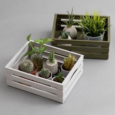 China SHIMOYAMA Pastoral High Quality Rectangular Storage Box Storage Box Garden Storage Home Basket for sale