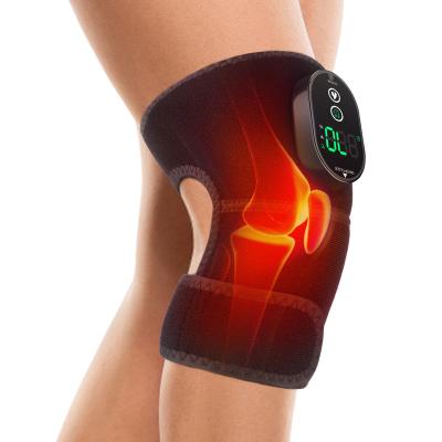 China Wireless Electric Heating Massager Hot Massage Belt Shoulder Brace Elbow Therapy Foot Compress Knee Pad Massager for sale