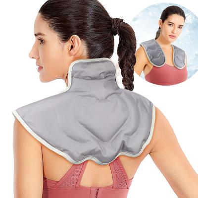 China Microwavable Weighted Hot Cold Wrap Reusable Hot Ice Pack Gel Body Compression Therapy Neck Shoulder Support for Injuries Pain Relief for sale