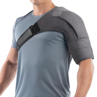 China Hot Cold Packed Brace Wrap Belt Adjustable Orthopedic Shoulder BRAS Therapy Shoulder Support Bandage for sale