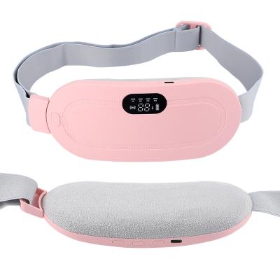 China Palace Cordless Rechargeable Hot Belt Waist Compress Heating Protection Menstrual Electric Abdominal Massager for sale