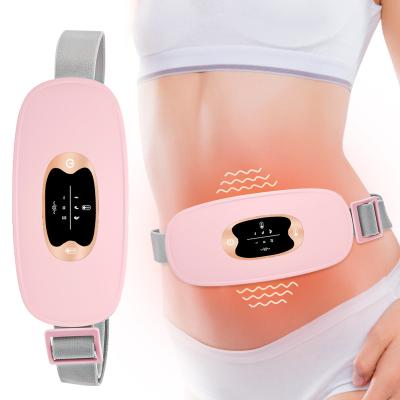 China Wireless Waist Relief Period Restrict Pain Abdominal Massager Far Infrared Heating Menstrual Heating Pad for sale