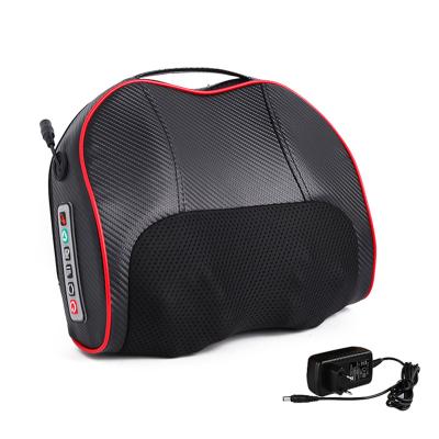 China Electric Cervical Back Shiatsu Therapy Waist Heat Massager Full Body Home Massage Pillow For Neck Shoulder Waist for sale