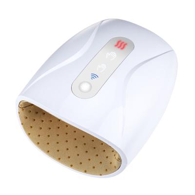 China Electric Hand USB Rechargeable Acupressure Palm Massager Air Compression Heating Hand Massager for sale