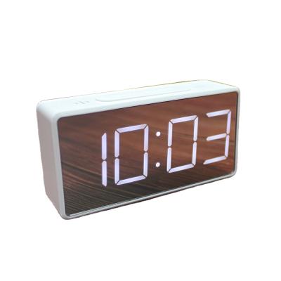 China LUMINOVA Clock LED Alarm Clock Bedside Student Mirror Electronic Alarm Clock for sale