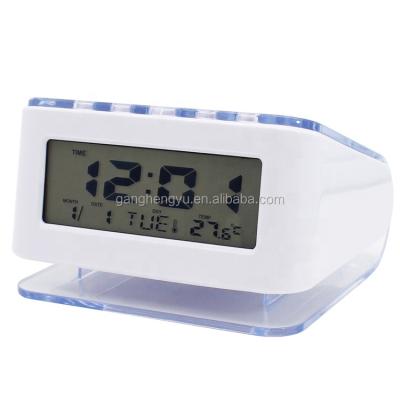 China Smart Music White Noise Bedside Backlight Calendars Nap LED Alarm Clock for sale