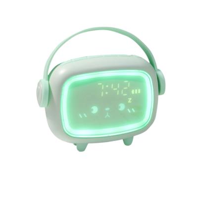 China Classes Time CL005 High Quality Timer Alarm Pink LED Word Animal Atomic Clock for sale