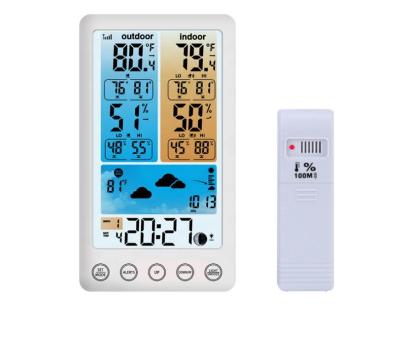 China Antique Style Professional Wireless Weather Station with Outdoor Digital Sensor Accurate Temperature Humidity 6611 for sale