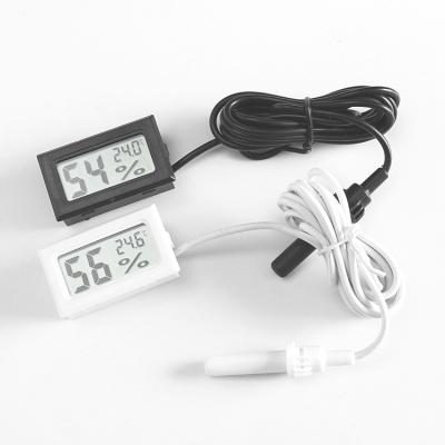 China Waterproof Probe Turtle Tank Freezer Car Reference Digital Pet Wire Hygrometer Hydroponics Thermometer for sale