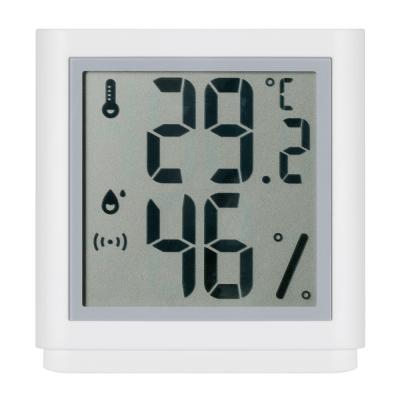 China APP Connect Large LCD Display Indoor Outdoor Smart Sensor Thermometer Hygrometer with APP for sale