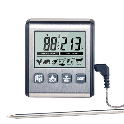 China Kitchen Thermometers Electric Food Cooking Meat Thermometer Digital Thermometer for Food with LCD Display Screen for sale