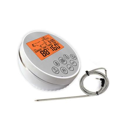 China Digital Thermometer and Timer Cooking BBQ Digital Meat Thermometer for Kitchen with Stainless Steel Temperature Probe 5588 for sale