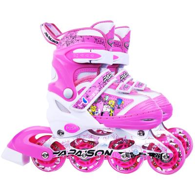 China Wholesale Aluminum Alloy Best Selling Inline Skating Shoes for 2-16 Years Kids Adjustable Height Roller Skates 31-42 Online for sale