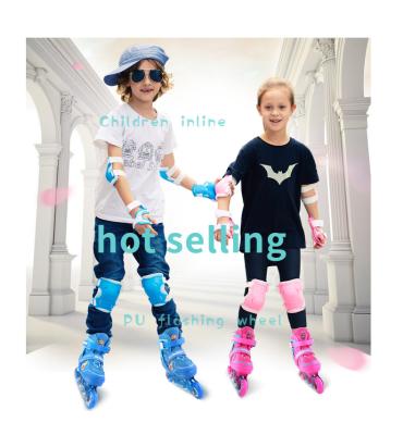 China Roller Skates for Men's Kids and Women's Adjustable Skates Single Instant Inline Skates for Kids S (EU#31-34) for sale