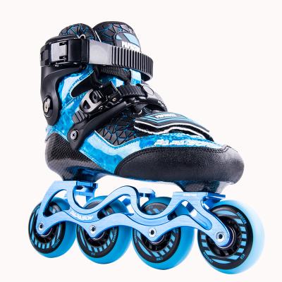 China PAPAISON High Rebound 85A PU Slalom Skates Carbon Fiber PU Rolls Inline Roller Skates For Club Professional Competition for sale