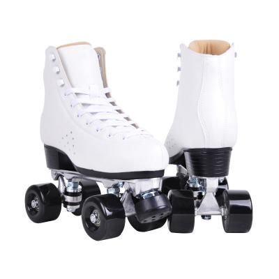 China Hot Sale Amazon Microfiber Brake Cap PU Leather Adjustable Wheels Track Quad Roller Skate Strips In Stock 28-46 (USA J10-Men 12) for sale