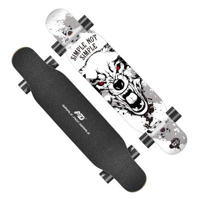 China Youth New Arrival 95A PU Wheels Long Skate Board Complete With Aluminum Alloy for sale