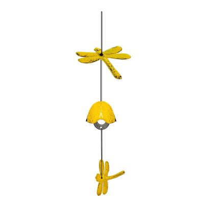 China Customized Hot Selling Retro Wind Chime Outdoor Hanging Wind Chime Terrace Chime Bell Decoration Dragonfly New Wind Chime Indoor Metal Garden Wind Chime for sale