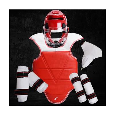 China Comfortable Customize Martial Arts Training To Protect Boxing Lightweight Chest Equipment Taekwondo Head Protector for sale