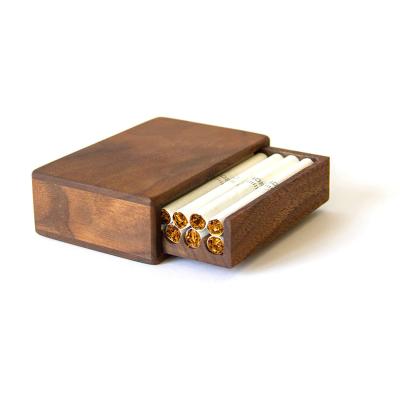 China 2022 Wholesale Custom Vintage Wooden Pocket Smoke Slim Wooden Cigarette Holder for sale