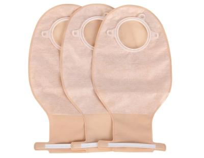 China Smell-seal film pouch two-piece ostomy bag open bag (15-50mm) tails closure for sale