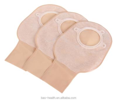 China Smell-seal film pouch two-piece colostomy bag open bag for peadiatrics sling closure for sale