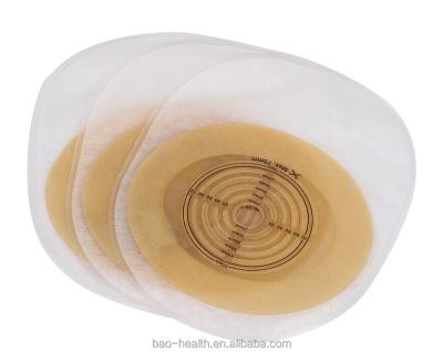 China Colostomy Hydrocolloid Bag Plate Beige XL (15-102mm) Closed Bag for sale