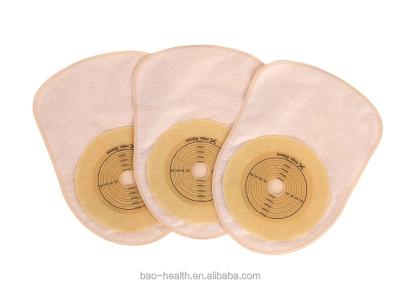 China Colostomy Hydrocolloid Bag Beige Closed Dish Bag (15-60mm) for sale