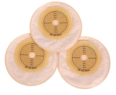 China Plate hydrocolloid A-PC closed pouch for colostomy stoma cap (15-60mm) for sale