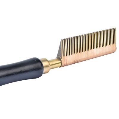 China Very Cheap Comfortable Healthy Comb Metal Attachment Comb For Clipper Comb Hard Plastic Metal Wide Tooth Metal Comb for sale