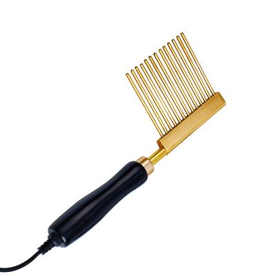 China For Electric Hair Comb Pet Hair Professional Home Use Portable Long Teeth Straightening Comb for sale