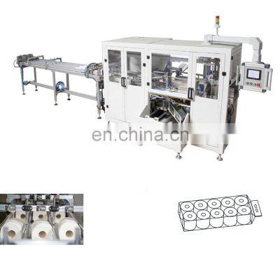 China Automatic multi rolls toilet roll paper bundle packing machine for sale