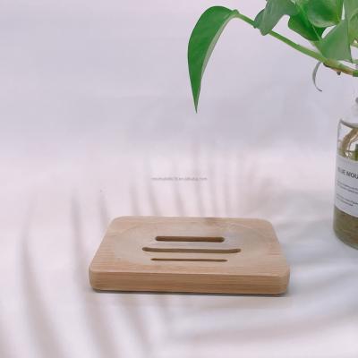 China Naturally Eco-Friendly Bamboo Soap Dish For Shower Soap Crate Bar Tray Containers For Shower Kitchen Home Bathroom for sale