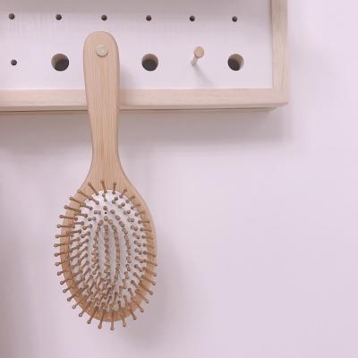 China Nondisposable 100% High Quality Moso Massage Bamboo Scalp To Stimulate Blood Circulation Hair Brush for sale