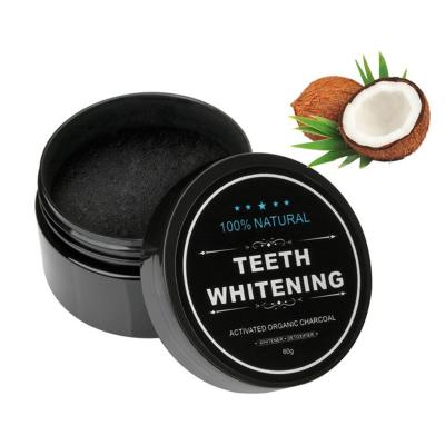 China Outstanding Whitening Effect Coconut Organic Activated Charcoal Natural Teeth Whitening Powder Food Grade Charcoal Powder 30g for sale