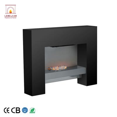 China Master Wooden Cheap Luxury French Indoor Artificial Flame Furniture Cabinet MDF Style Remote Control Free Led Electric Fireplace for sale