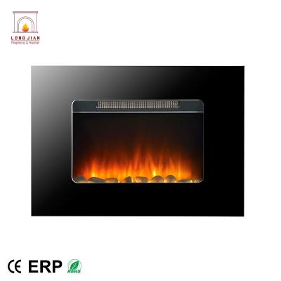 China Decoration Indoor Black Indoor Electric Wall Mounted Fire For Wholesale for sale