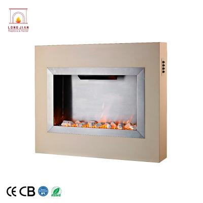 China Indoor MDF Mantel Fireplace Decoration High Performance LJSF3504ME Antique Electric Fireplace Manufacturer for sale