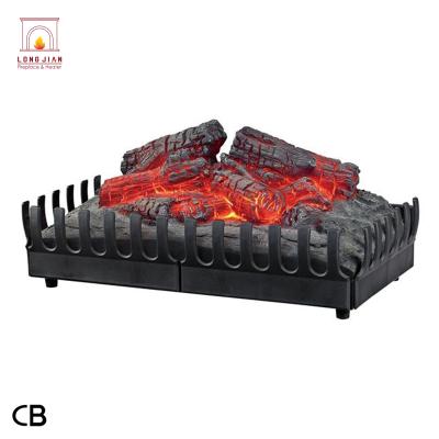 China Resin+Steel Easy Installation Style Black Resin Free Standing Steel Craft Stove Chimney Insert for sale