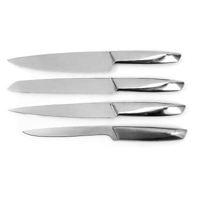 China Sustainable New Design Hollow Handle Stainless Steel Kitchen Knife Set for sale