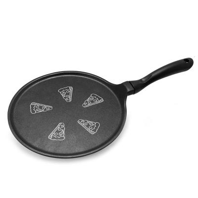 China Sustainable Hot Selling Cookware Aluminum Die Casting Pancake Pan Pizza Nonstick Coating Pan for sale