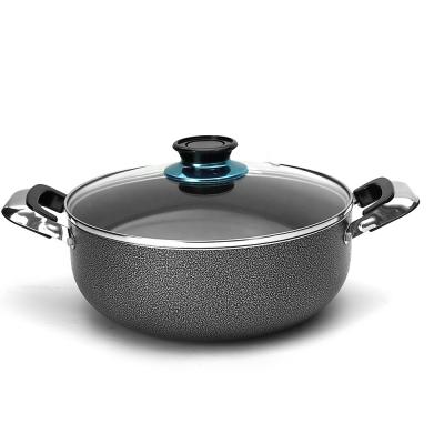 China Press Type Kitchenware Sustainable Cookware Aluminum Casserole With Non Stick Coating for sale