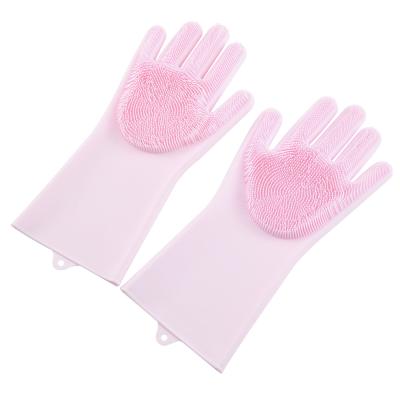 China Modern Life Pet Non-slip Cleaning Hair Care Clean Kitchen Silicone Brush Magic Gloves for sale