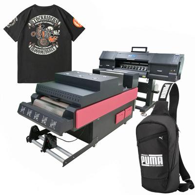 China Garment shops 60cm hot selling t-shirt printing machine dtf printer with oven for sale