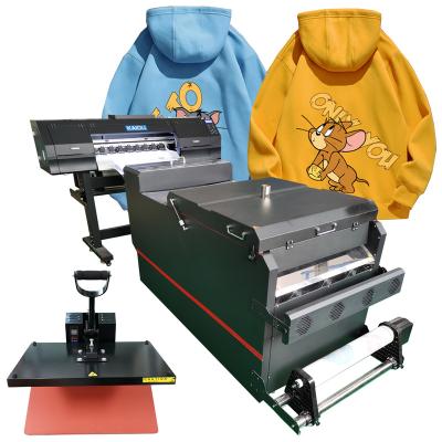 China Garment shops KAIOU hot sale 60cm high quality dtf printer machine with 2 heads EPSON 4720 for T-shirt printing for sale