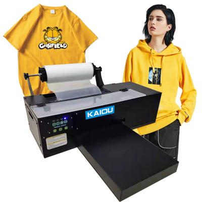 China Garment shops Kaiou factory wholesale promotion high quality single head L1800 dtf printer Kaiou A3 pet film for sale