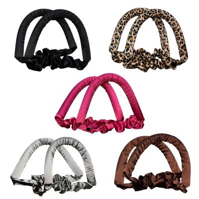 China Beauty Fashion Amazon Hot Sale Overnight Hot Selling Flexible Hair Ribbon Kit Hair Curling Hair Loop Heatless Silk for sale