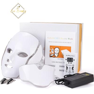 China Beauty Spa Equipment Family Pdt Full Face Dye Removal Eco Light Therapy Customizable Photon 7 Colors Electric Led Mask for sale